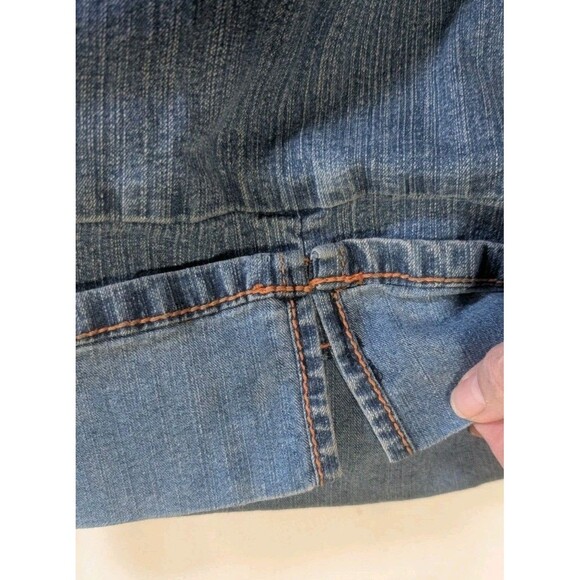 Vintage Apollo Blue Jeans Women’s Plus Size 21/22 Y2K Wide Cuffed Leg Bootcut - Picture 7 of 7